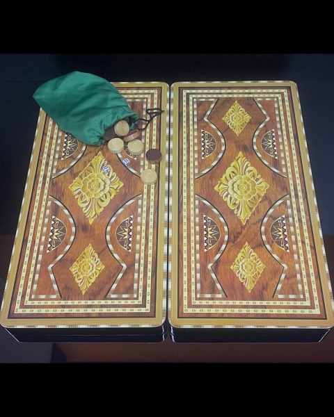Настольная игра "Нарды" в подарочной коробке